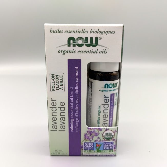 Lavender Essential Oil Blend, Organic Roll-On (foto de archivo)