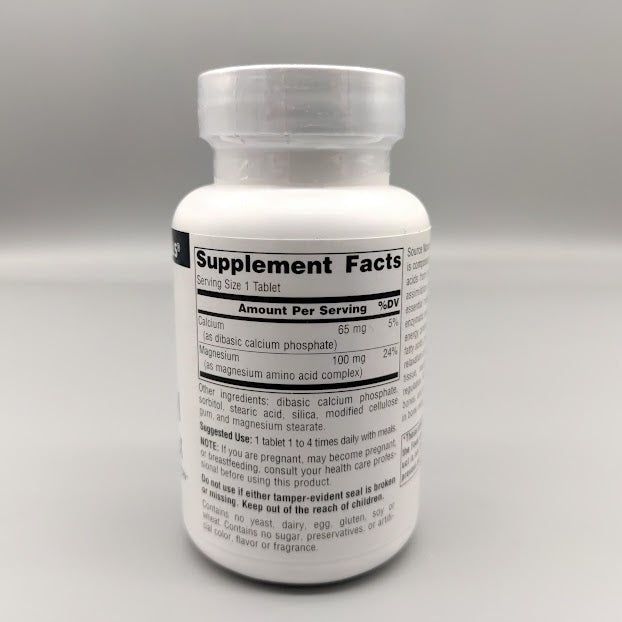 Magnesium Chelate Complex - 100mg - 100 Tablets (foto de archivo)