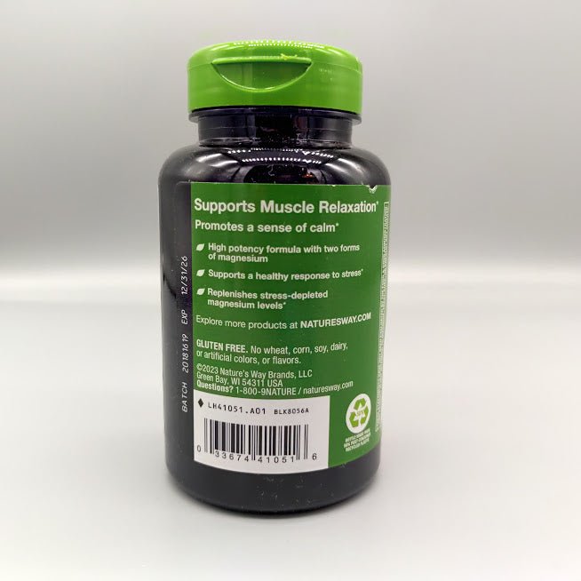 Dorso Magnesium Complex Nature's Way: Supports Muscle Relaxation*, Promotes a sense of calm*, Gluten Free