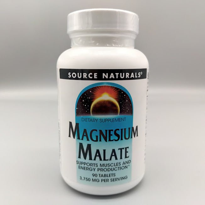 Magnesium Malate - 3,750 mg - 90 Tablets (foto de archivo)