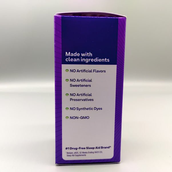 Melatonin Advanced Sleep 10mg 60 Tablets de Natrol — vista lateral (foto de archivo)