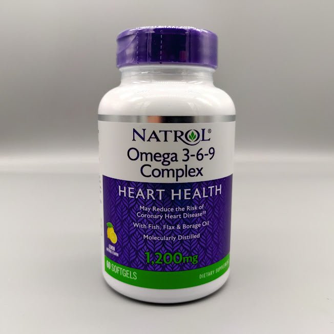 Natrol Omega 3-6-9 Complex, Softgels