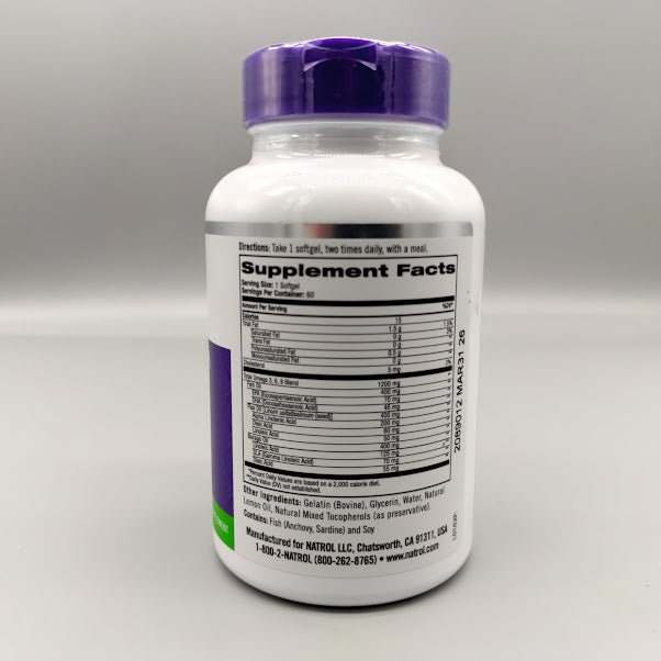 Natrol Omega 3-6-9 Complex, Softgels