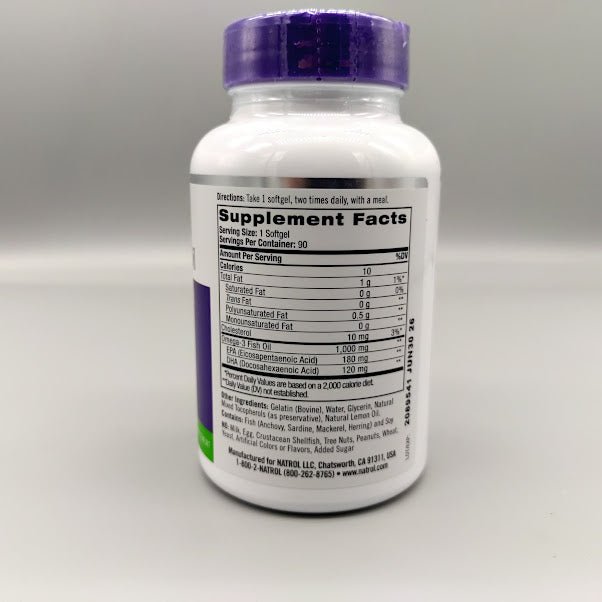 Natrol Omega-3 Fish Oil 1000 mg