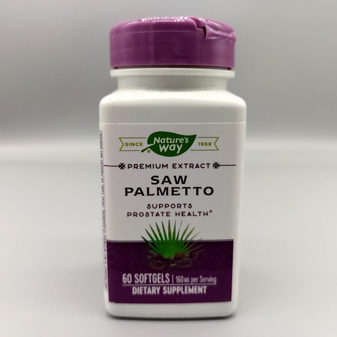 Nature's Way Saw Palmetto Standardized Dietary Supplement Softgels (foto de archivo)