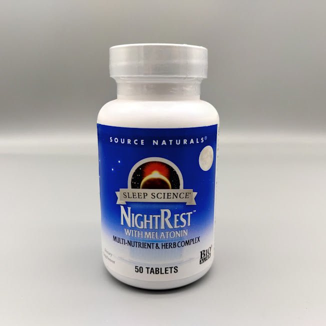 Night Rest with Melatonine 50 tablets de Source Naturals