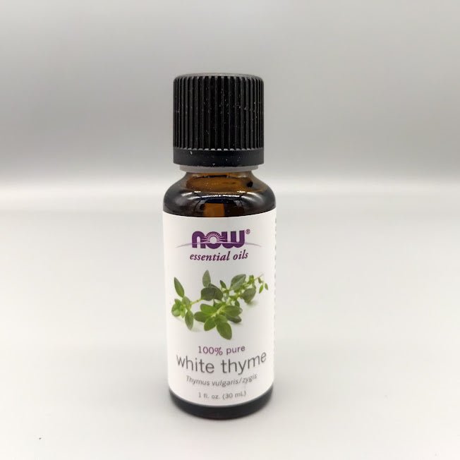 Now Essential Oils - 100% Pure White Thyme - Thymus Vulgaris / Zygis - 1oz (foto de archivo)
