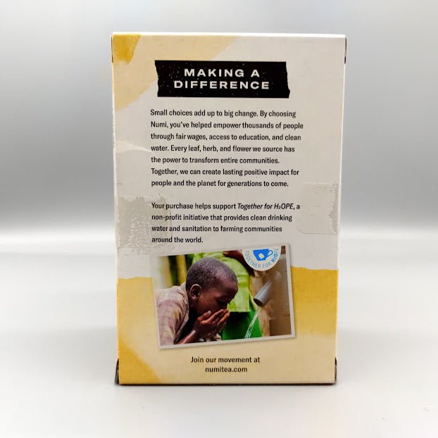 Numi Tea Organic Turmeric Tea, Golden Tonic - 12 Bag de Numi Organic Tea — vista posterior