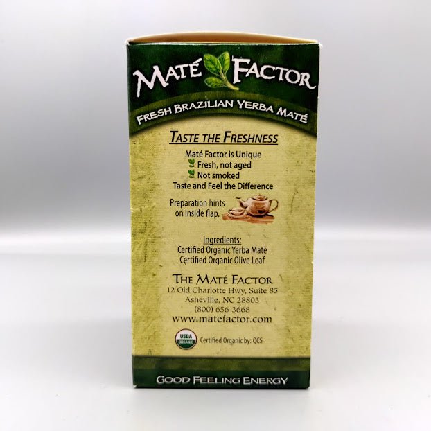 Olive Leaf - Organic Yerba Mate 20 Teabags