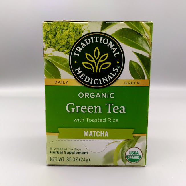 Organic Green Tea Matcha with Toasted Rice 16 BAG de Traditional Medicinals