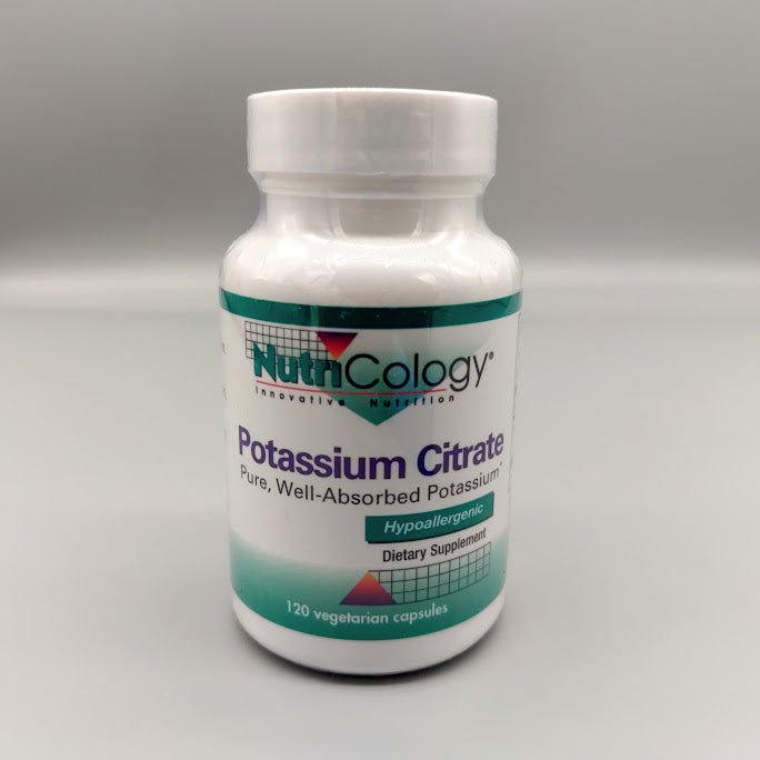 Potassium Citrate 120 Vegetarian Capsules en Puerto Rico de NutriCology (foto de archivo)