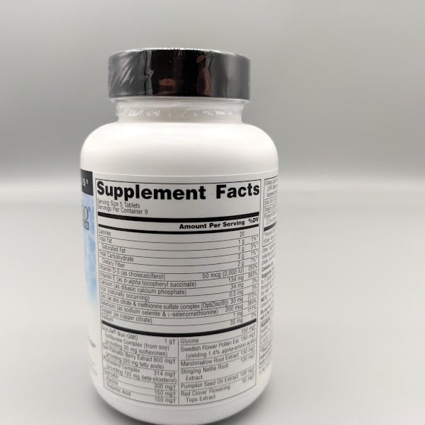 Prosta-Response Source Naturals con Saw Palmetto y Zinc, 45 Tabletas — etiqueta con los ingredientes