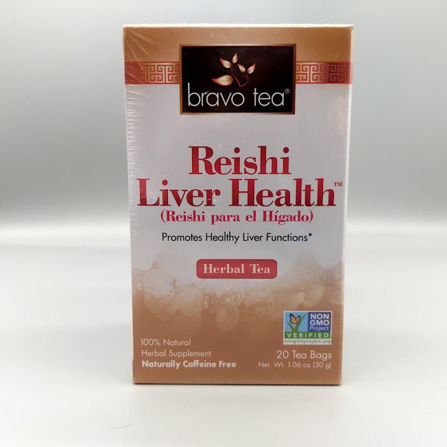 Té de Reishi Bravo 20 Bolsitas para el Hígado y Defensas de Bravo Tea