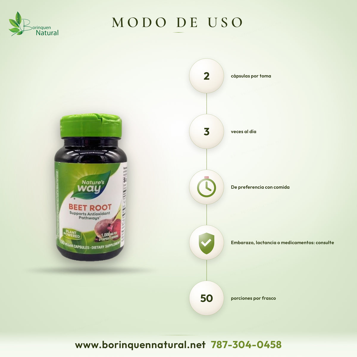How to take Beet Root: adults, 2 capsules three times daily, preferably with food