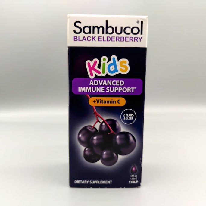 Sambucol Kids jarabe de saúco negro 4 oz con vitamina C