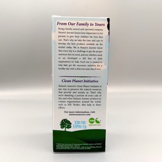 Sambucus Kids - Kid's Formula - Infused with Echinacea + Astragalus - 4,000mg Black Elderberries - 4oz (foto de archivo)