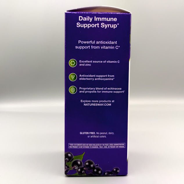 Sambucus - Standarized Elderberry - Inmune Syrup - 4oz (foto de archivo)