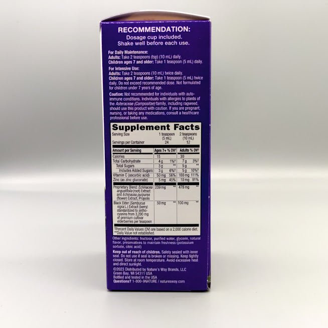 Sambucus - Standarized Elderberry - Inmune Syrup - 4oz (foto de archivo)