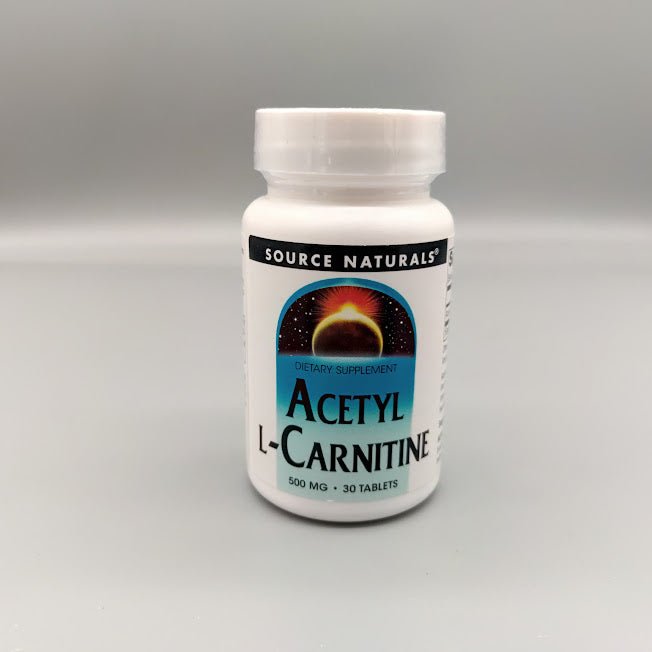 Acetyl L-Carnitine 500mg, 30 Tablets de Source Naturals