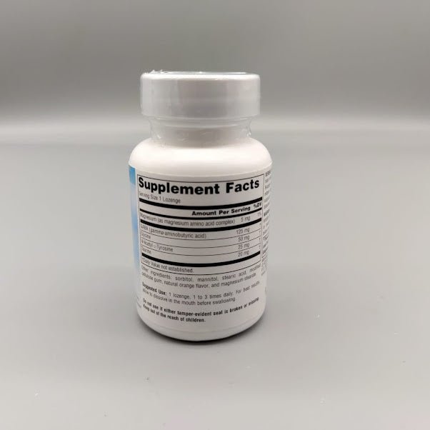 GABA Calm, Tablets, Orange, 30 ea de Source Naturals — etiqueta del producto