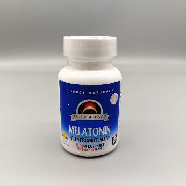 Source Naturals Melatonin 5mg, Orange, 50 Tablets