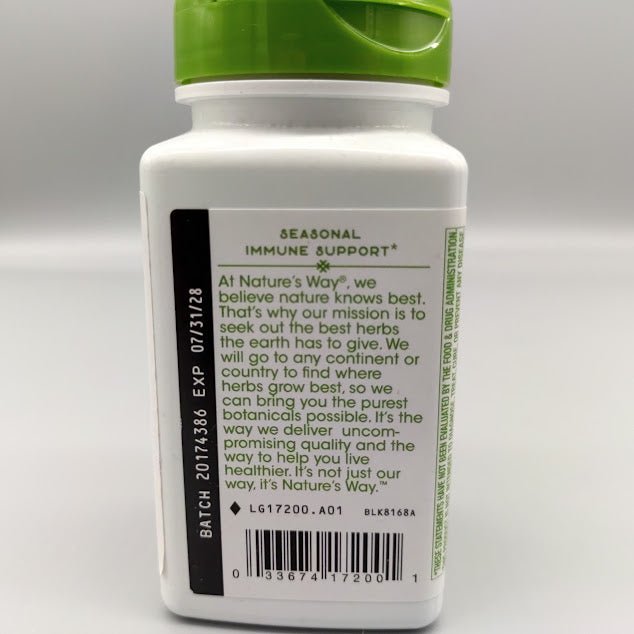 Spirulina Micro Algae 100 Veg Cap 760 MG Nature’s Way (foto de archivo)