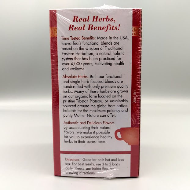Té de Cúrcuma - Absolute Turmeric - 20 Tea Bags de Bravo Tea — etiqueta del producto
