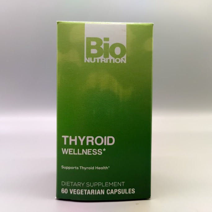 Thyroid Wellness 626 mg. - 60 Vegetarian Capsules de Bio Nutrition (foto de archivo)