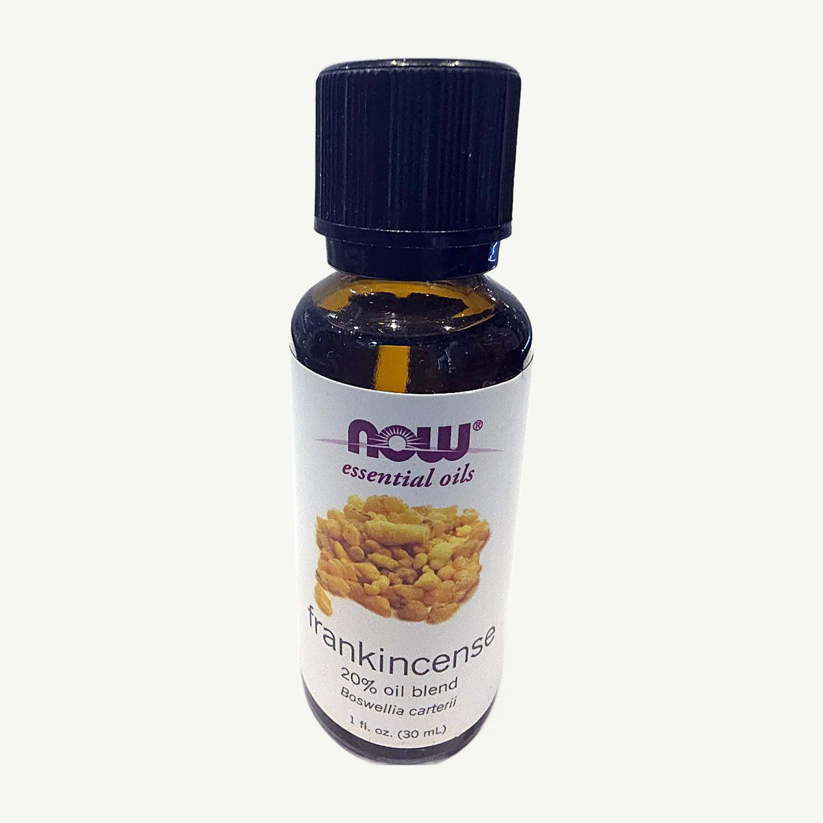 Frankincense 20% Oil Blend de NOW: foto real del envase tomada en la tienda Borinquen Natural (1 de 4)