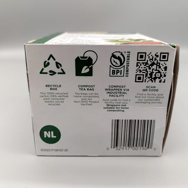 Traditional Medicinals Caffeine Free Organic Herbal Tea Nettle Leaf — detalle