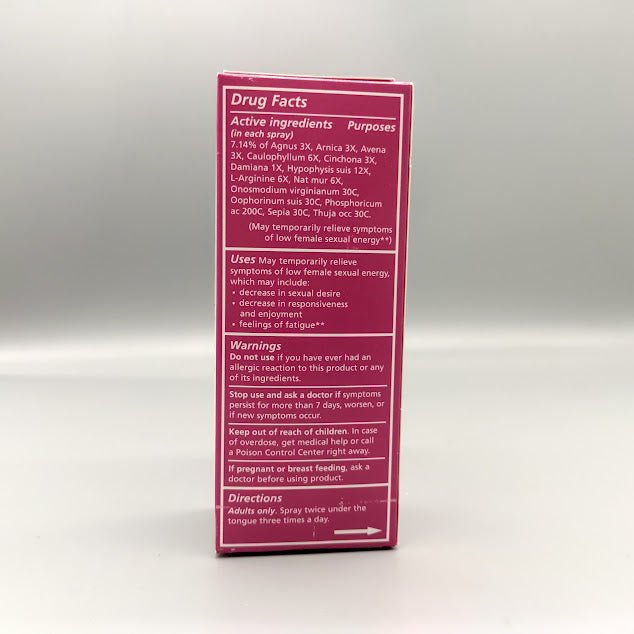 Vital Female Sexual Energy - 1 Oz en Puerto Rico — natural de Liddell Laboratories — etiqueta del producto