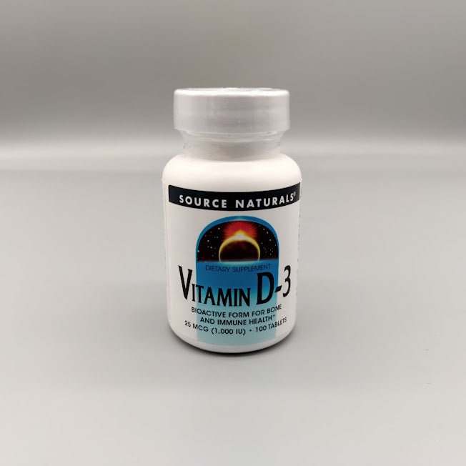 Vitamin D-3 - BioActive Form For Bone and Immune Health - 1000IU - 100 Tablets de Source N