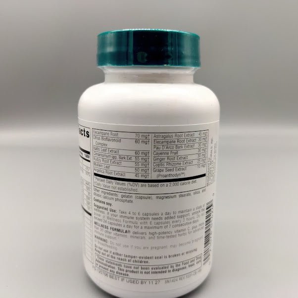 Wellness Formula - Herbal Defense Complex - 60 Capsules Source Naturals (foto de archivo)
