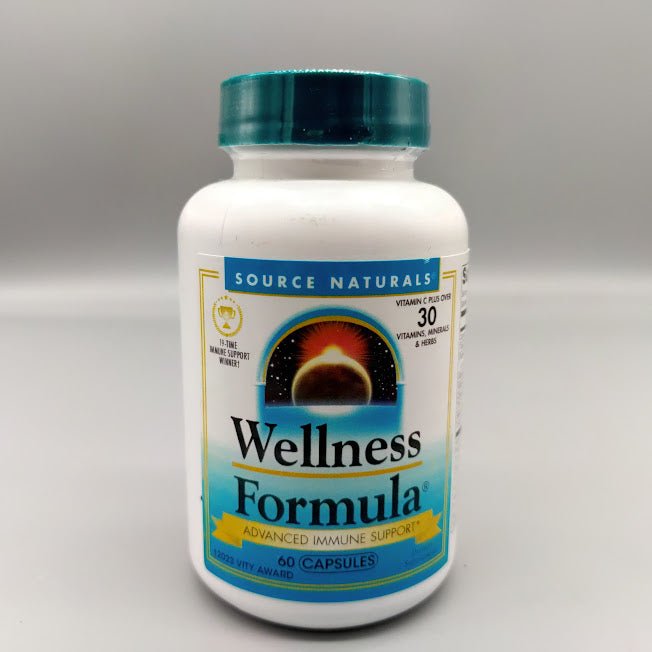 Wellness Formula - Herbal Defense Complex - 60 Capsules Source Naturals (foto de archivo)