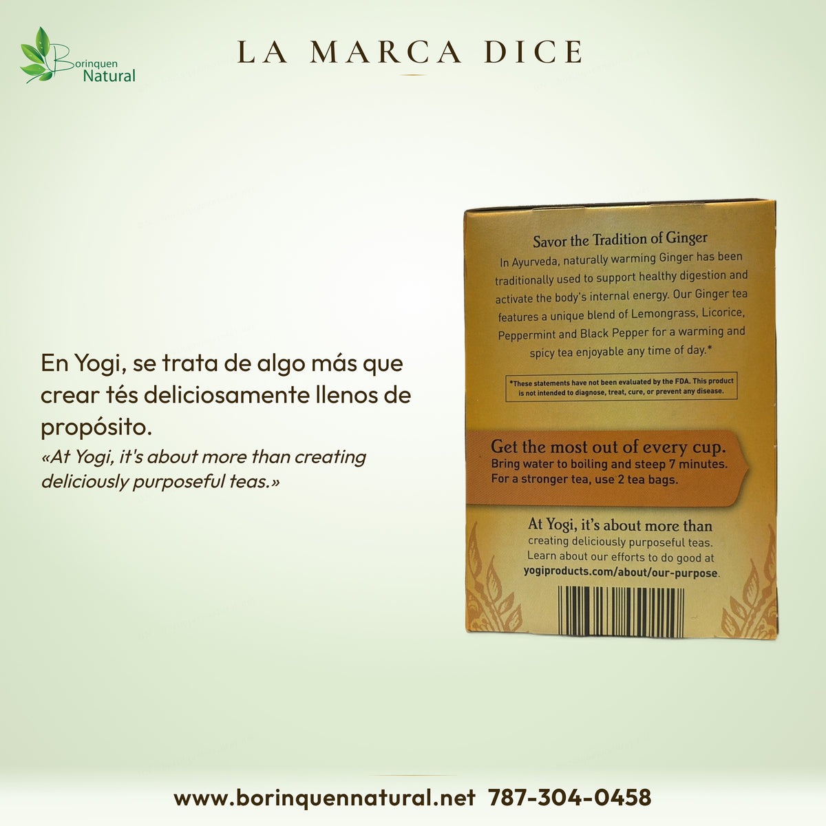 La marca Yogi dice: se trata de algo más que crear tés deliciosamente llenos de propósito