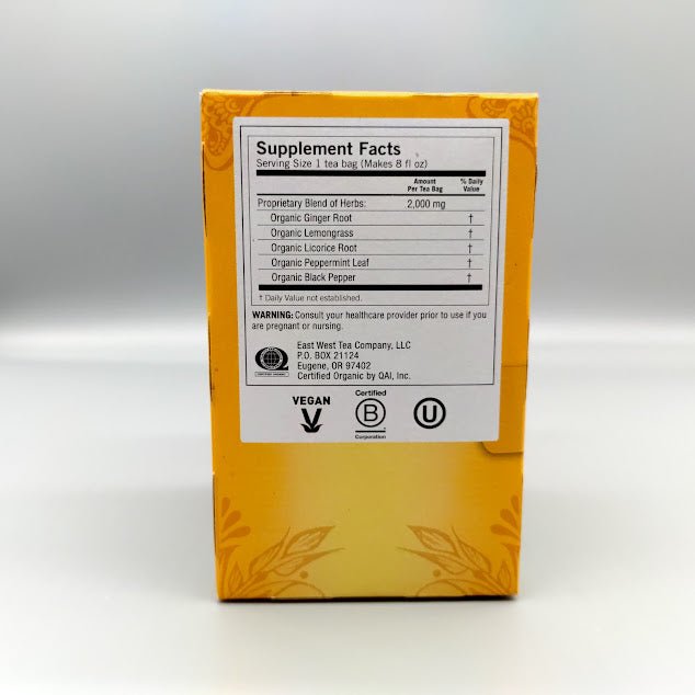 Yogi Tea Herbal Tea, Ginger, 16 bags (foto de archivo)