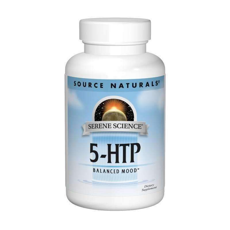 5-HTP Serene Science Balanced Mood de Source Naturals, 30 Cápsulas — detalle del producto
