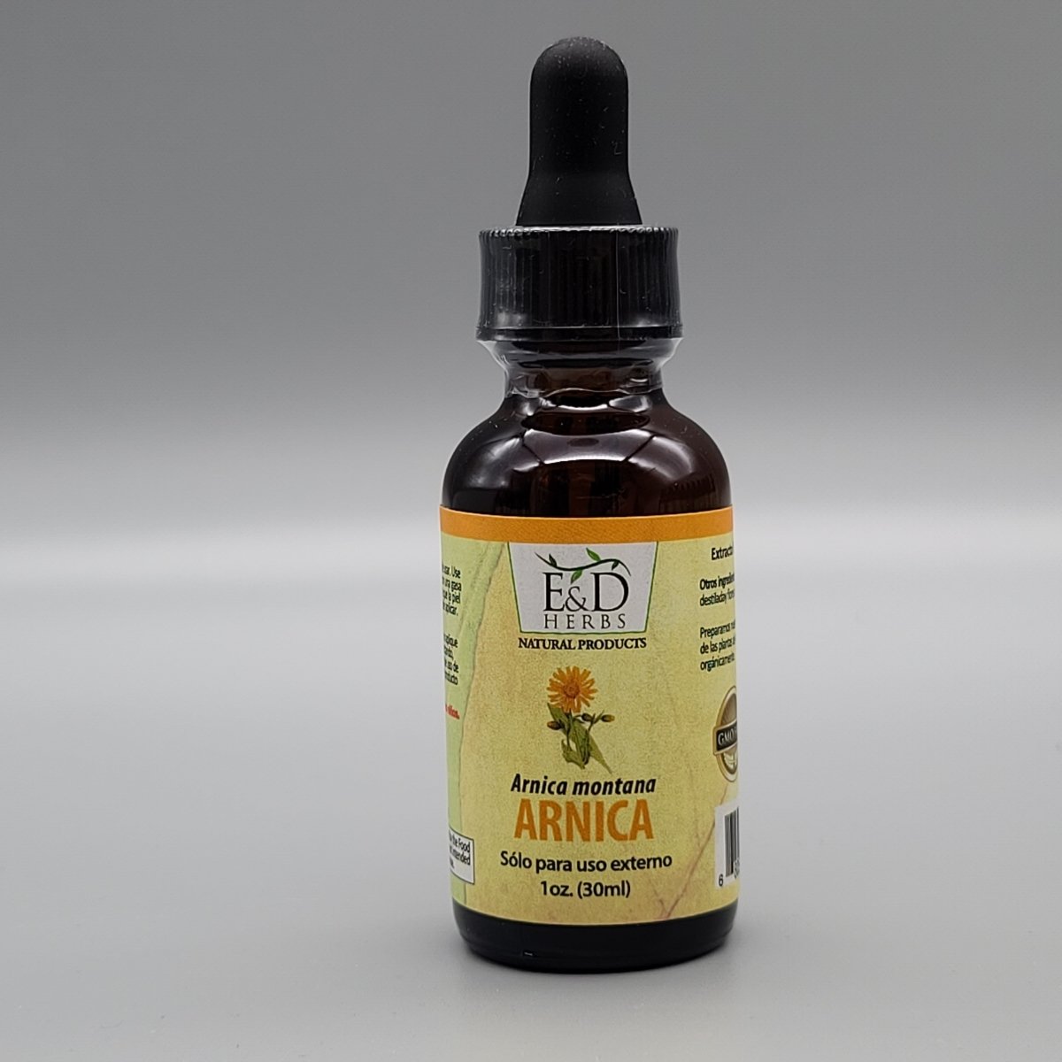 Arnica - Liquido - Gotas - 1oz de E & D Herbs