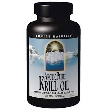 ArticPure - Krill Oil - Premium Omega-3 - Heart, Brain & PMS - 500mg - 30 Sofgel de Source (foto de archivo)