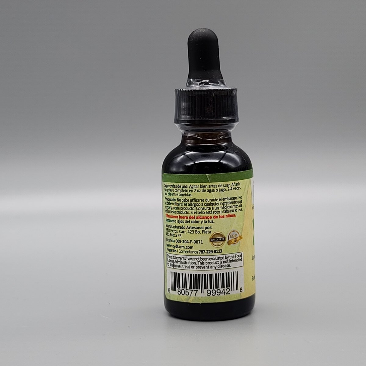 Basil - Liquido - Gotas - 1oz (foto de archivo)