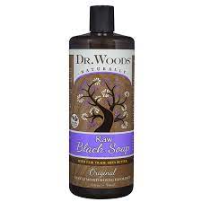Castile Soap Liquid Black with Shea Butter 32 OZ