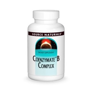 Source Naturals Coenzymate B Complex bottle, Dietary Supplement (stock image)