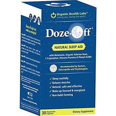 Doze-Off pastillas naturales para dormir, 30 cápsulas vegetales (foto de archivo)