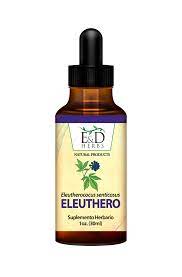 Eleuthero Tintura 1 oz Ginseng Siberiano para Energía de E & D Herbs