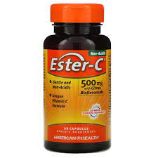 Ester-C w/ Citrus Bioflavonoids 500 mg 60 Caps de American Health