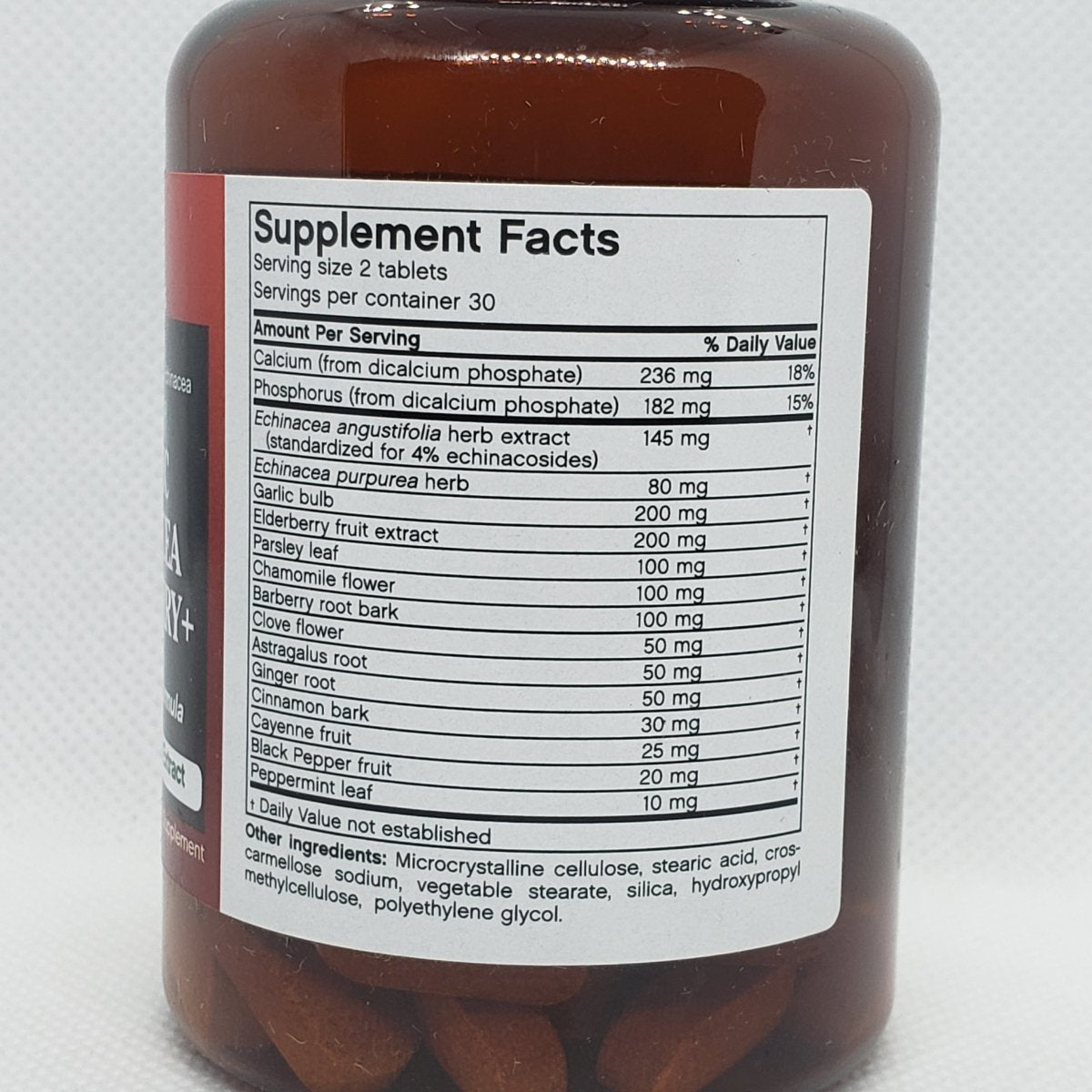 Garlic, Echinacea and Elderberry - 60 Vegetarian Tablets