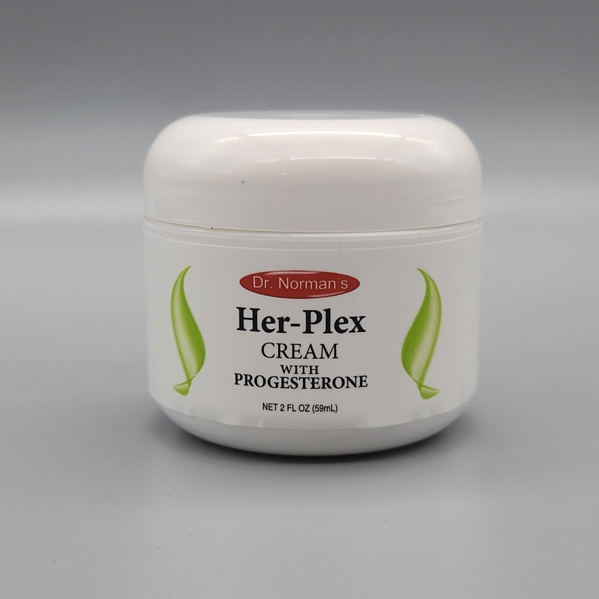 Her-Plex Crema de Progesterona 600 mg/oz con Sábila, 2 oz Dr. Norman's