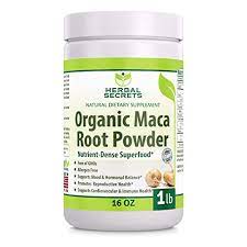 Herbal Secrets Organic Maca Root Powder 16 OZ de Amazing Nutrition