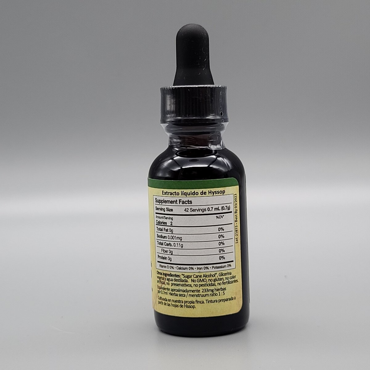 Hyssop - Liquido - Gotas - 1oz (foto de archivo)