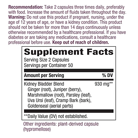 Kidney Bladder 100 caps - Nature's Way